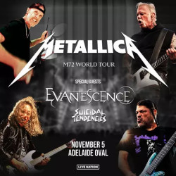 Metallica ADELAIDE 2025 Australia