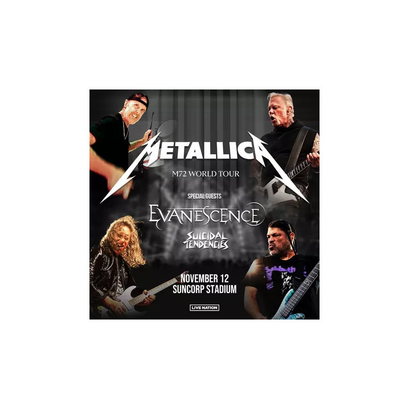 Metallica BRISBANE 2025 Australia