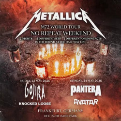 Metallica FRANKFURT 2026 Germany
