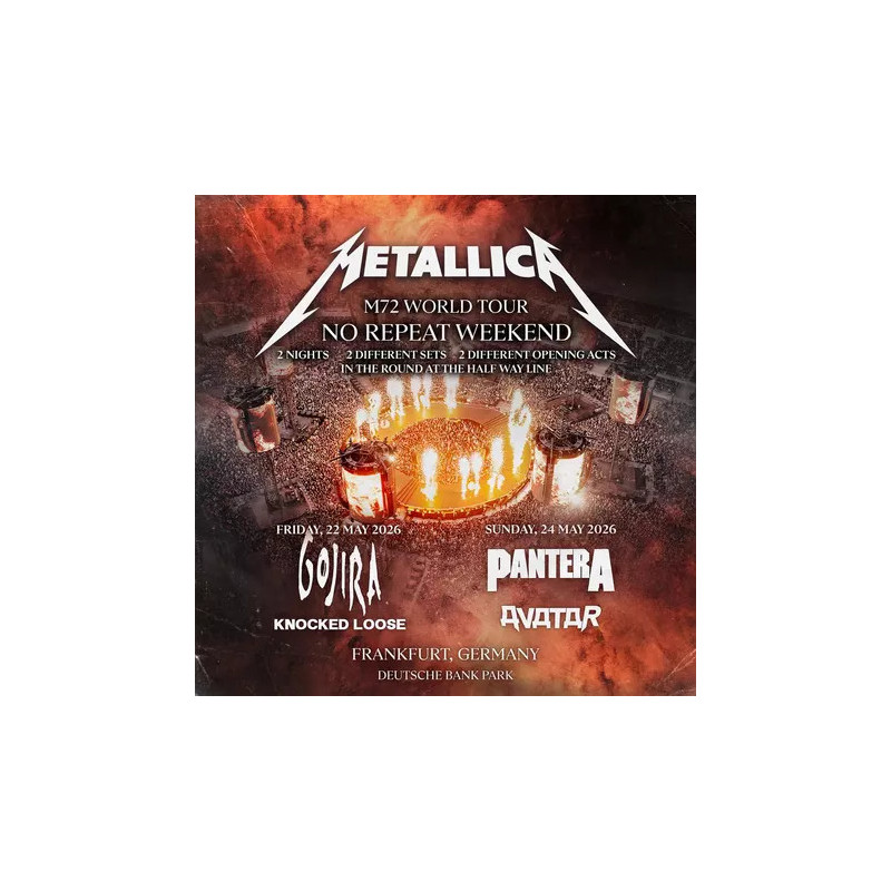Metallica FRANKFURT 2026 Germany Metallica FRANKFURT 2026 Germany