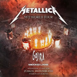 Metallica ZÜRICH 2026 Switzerland