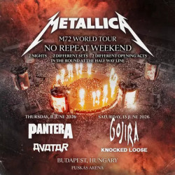 Metallica BUDAPEST 2026 Hungary