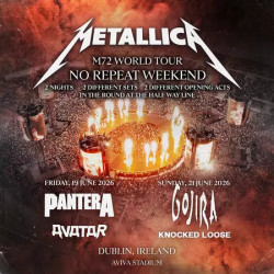 Metallica DUBLIN 2026 Ireland